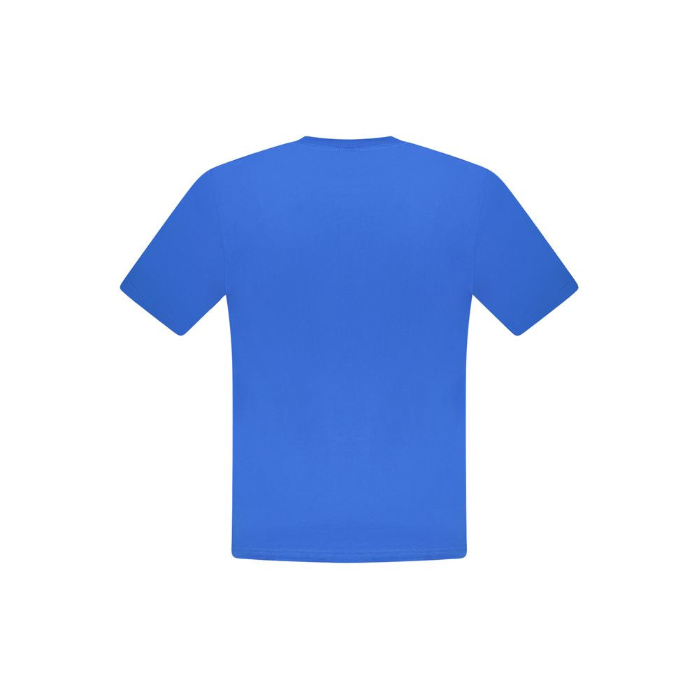 North Sails Blu Baumwoll-T-Shirt für Herren