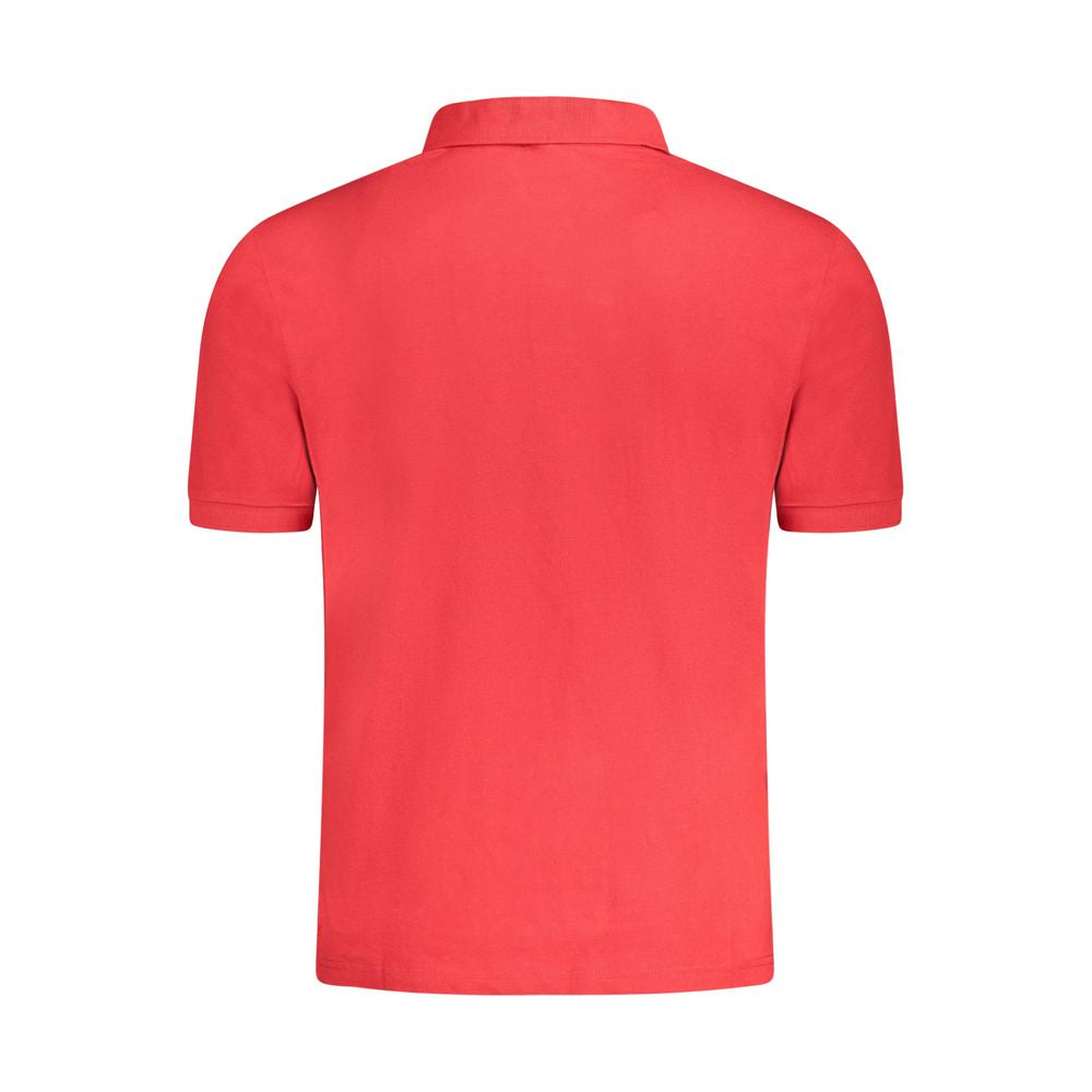 North Sails Rotes Baumwoll-Poloshirt für Herren
