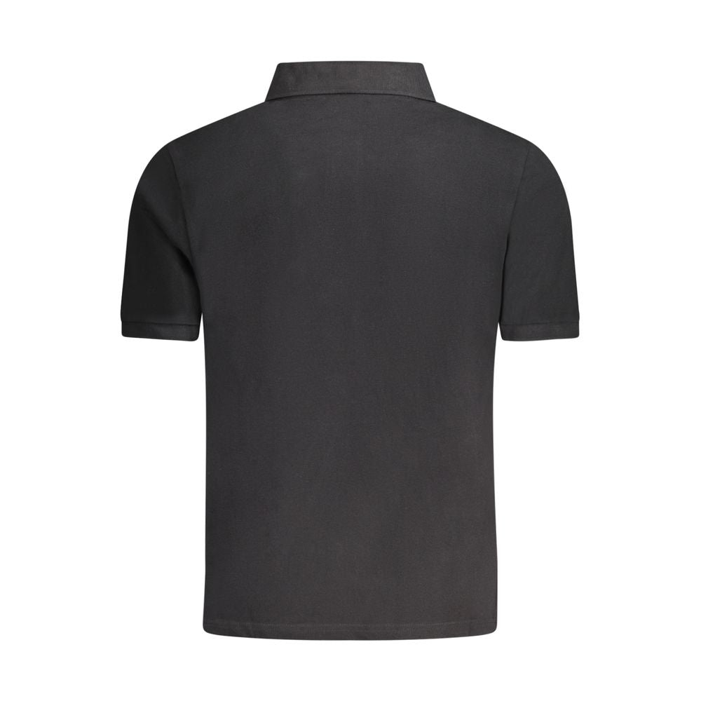 North Sails Cotton Polo Shirt in Black