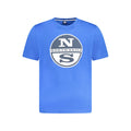 North Sails Blaues Baumwoll-T-Shirt für Herren