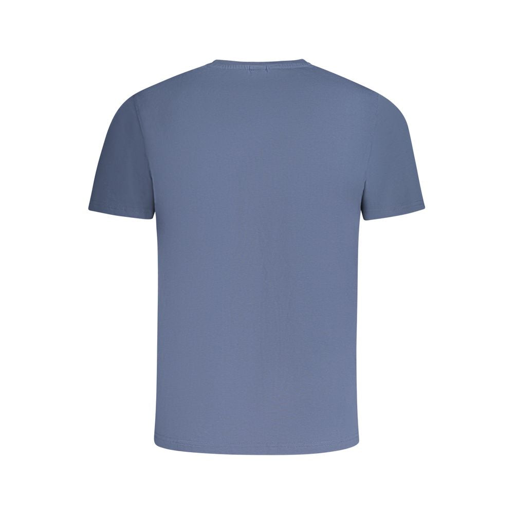 North Sails Blu Baumwoll-T-Shirt für Herren