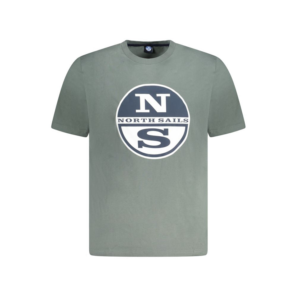 North Sails Verde Baumwoll-T-Shirt für Herren