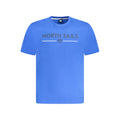 North Sails Blu Baumwoll-T-Shirt für Herren