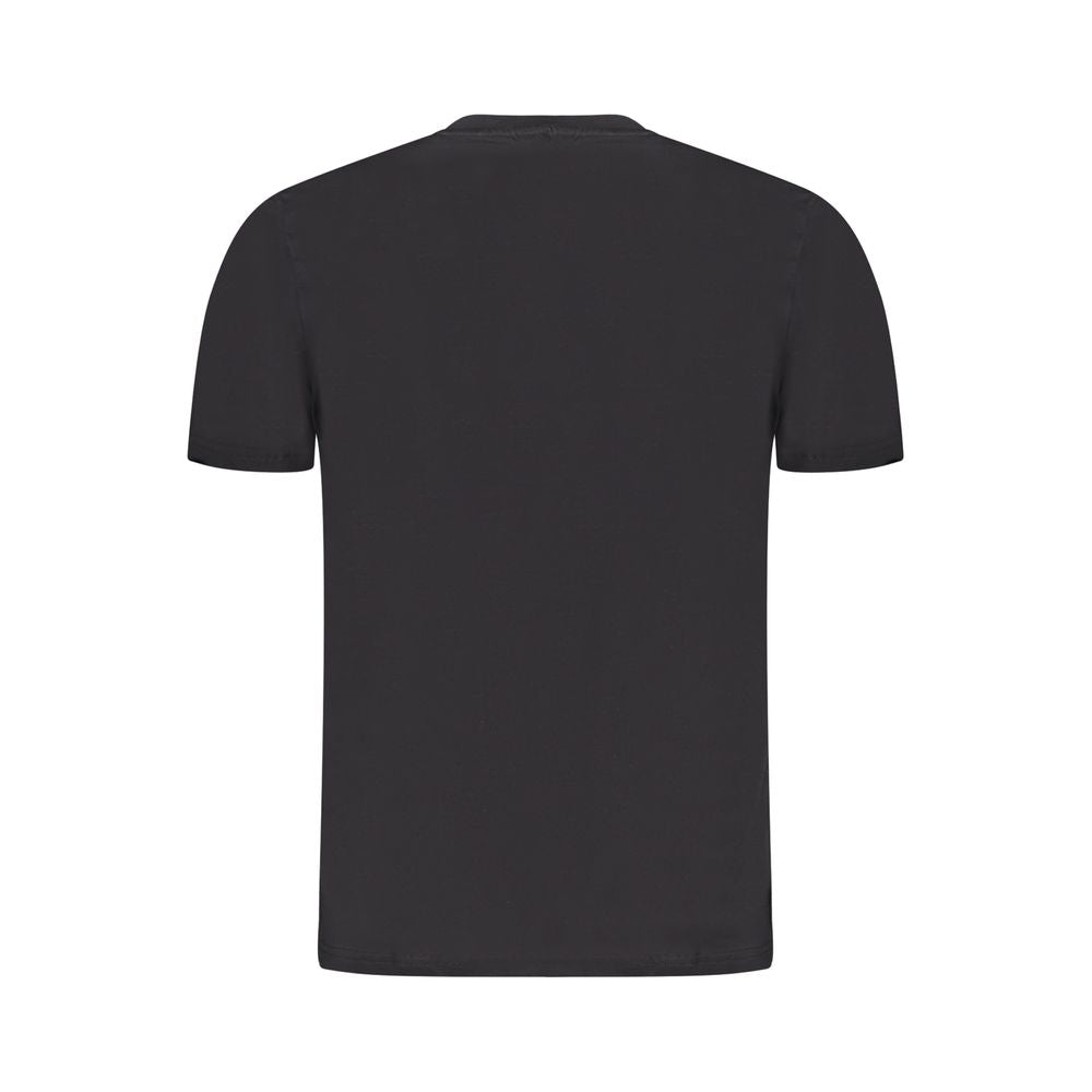 North Sails Schwarzes Baumwoll-T-Shirt für Herren