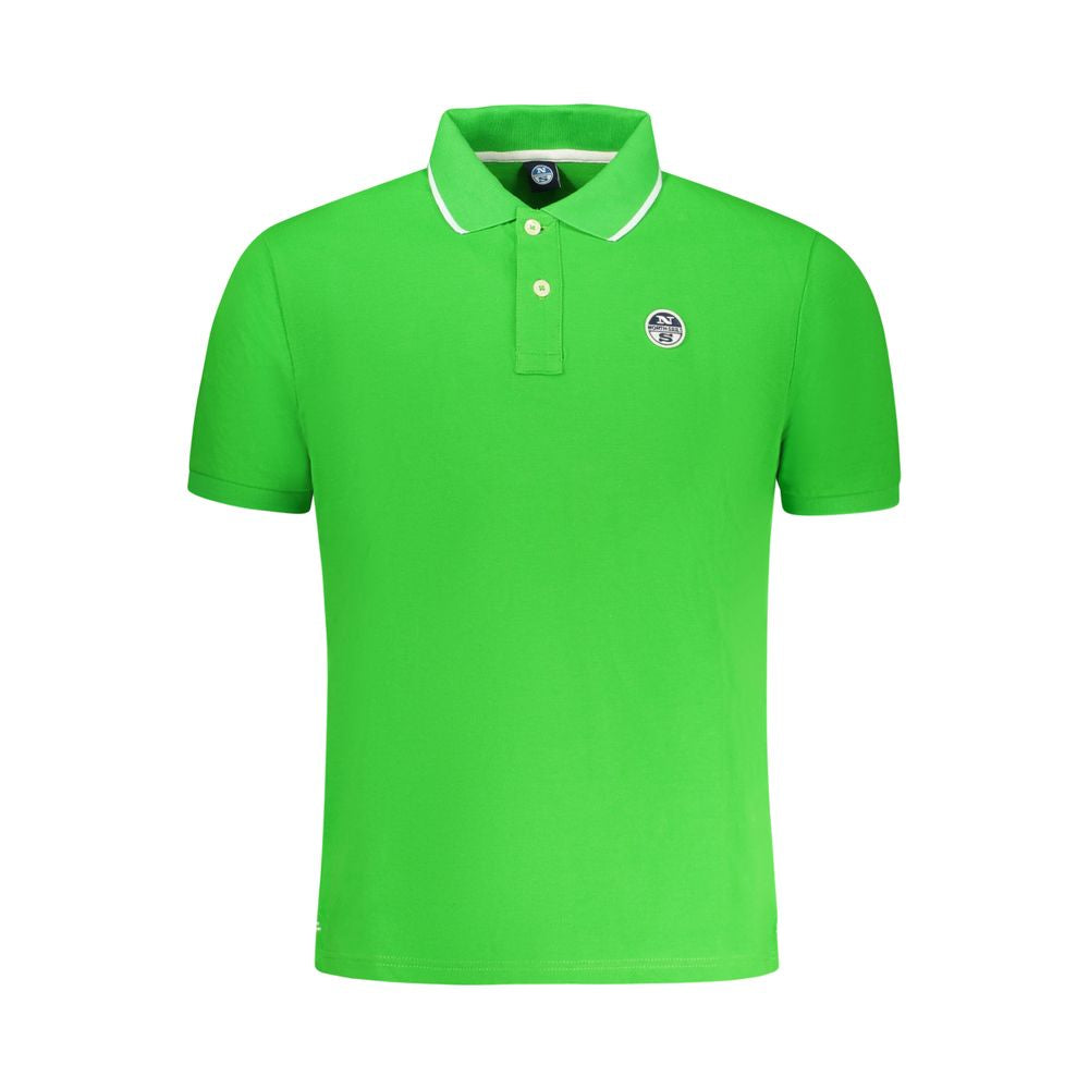 North Sails Cotton Polo Shirt in Green