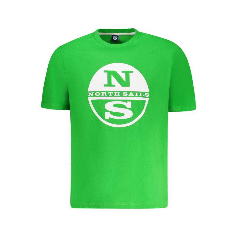 North Sails Verde Baumwoll-T-Shirt für Herren