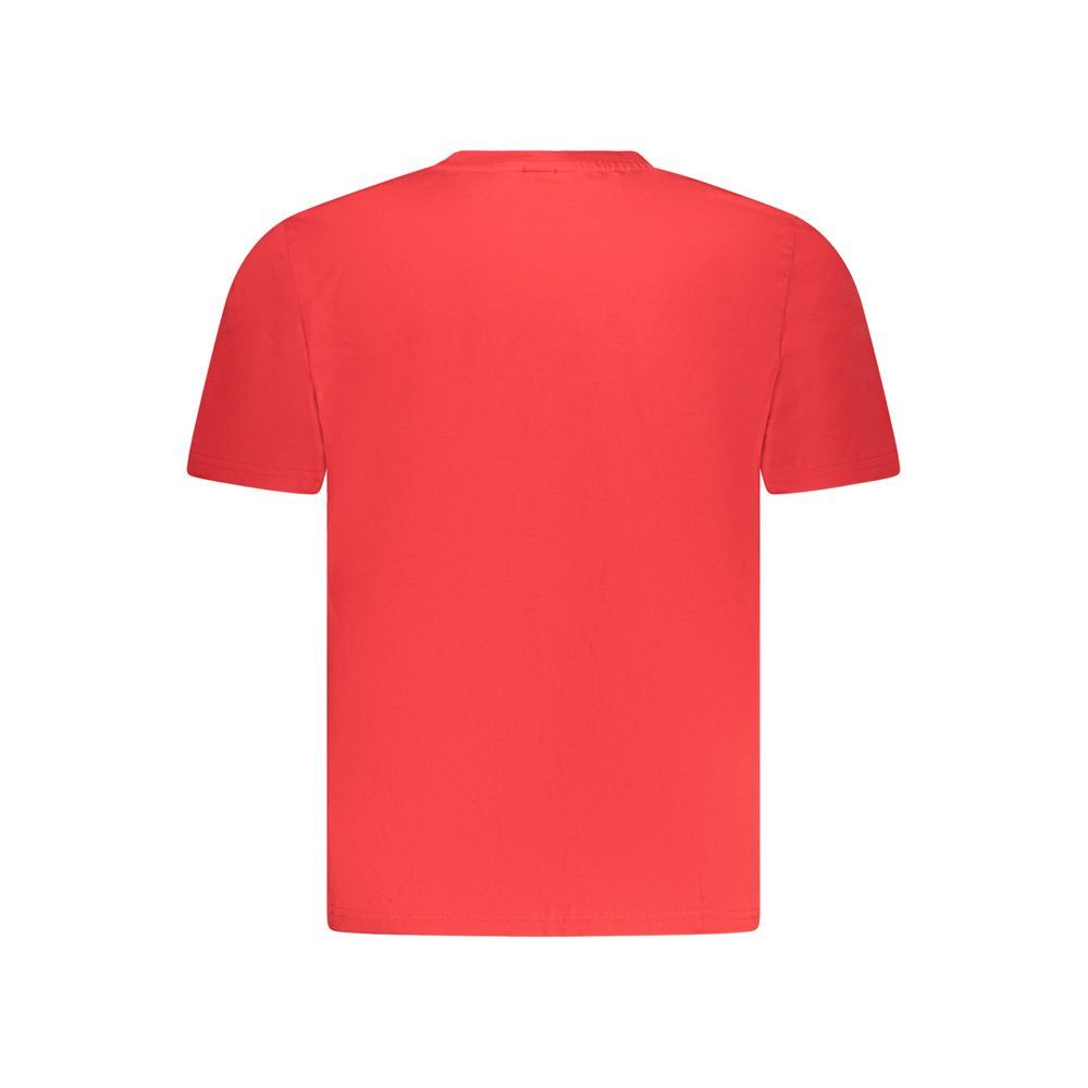 North Sails Rotes Baumwoll-T-Shirt für Herren