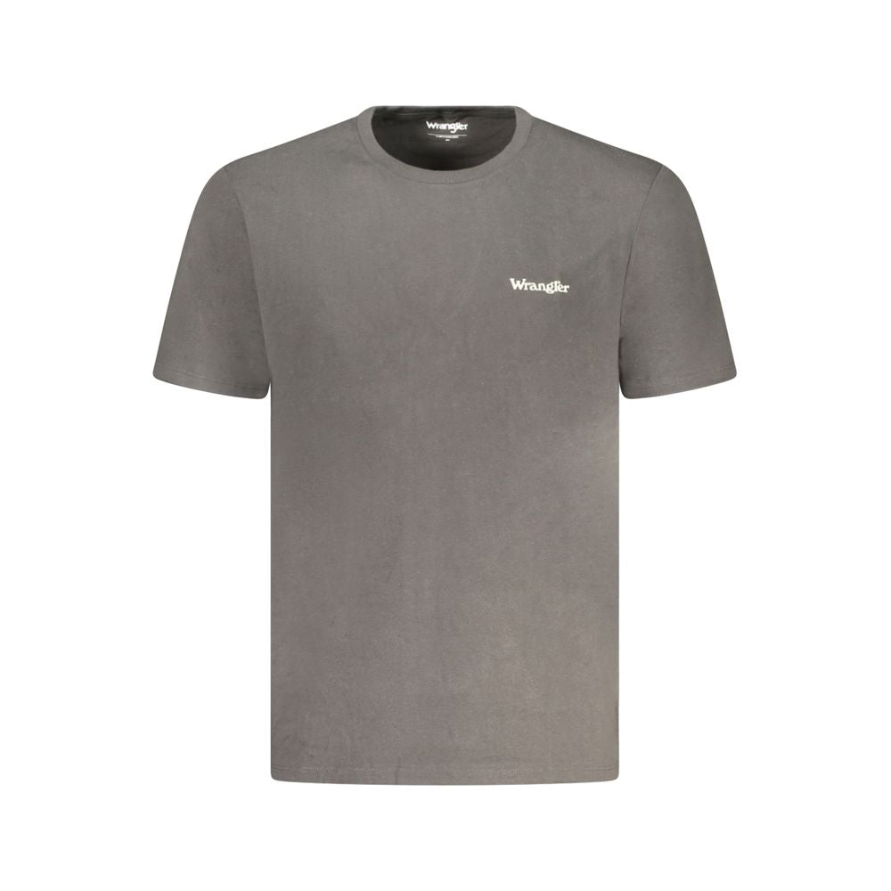 Wrangler Schwarzes Baumwoll-T-Shirt für Herren