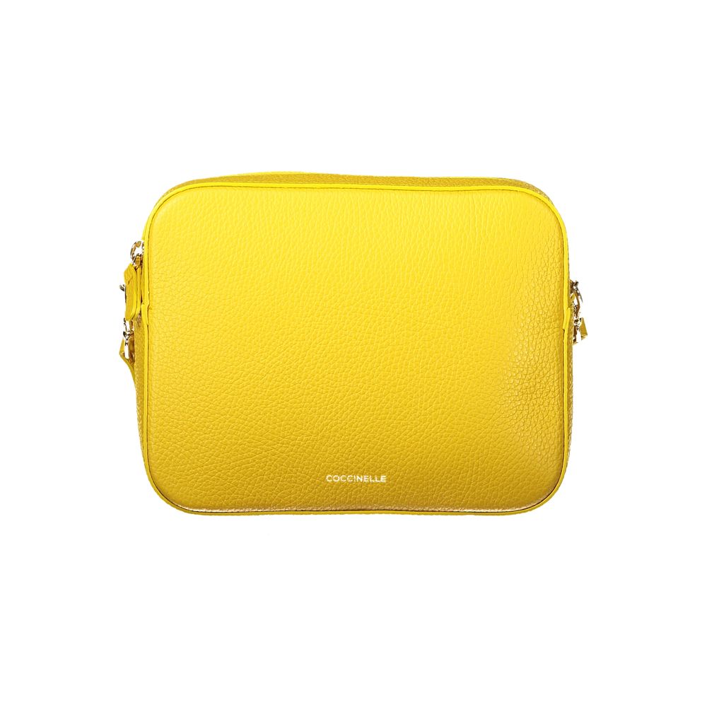 Coccinelle Gelbe Lederhandtasche