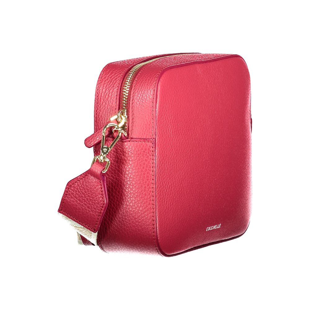 Coccinelle Rote Lederhandtasche