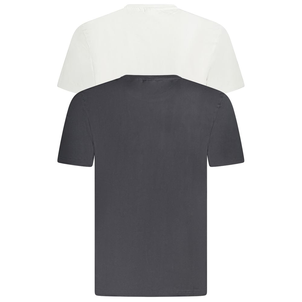 Fila Schwarzes Herren-T-Shirt aus Bio-Baumwolle
