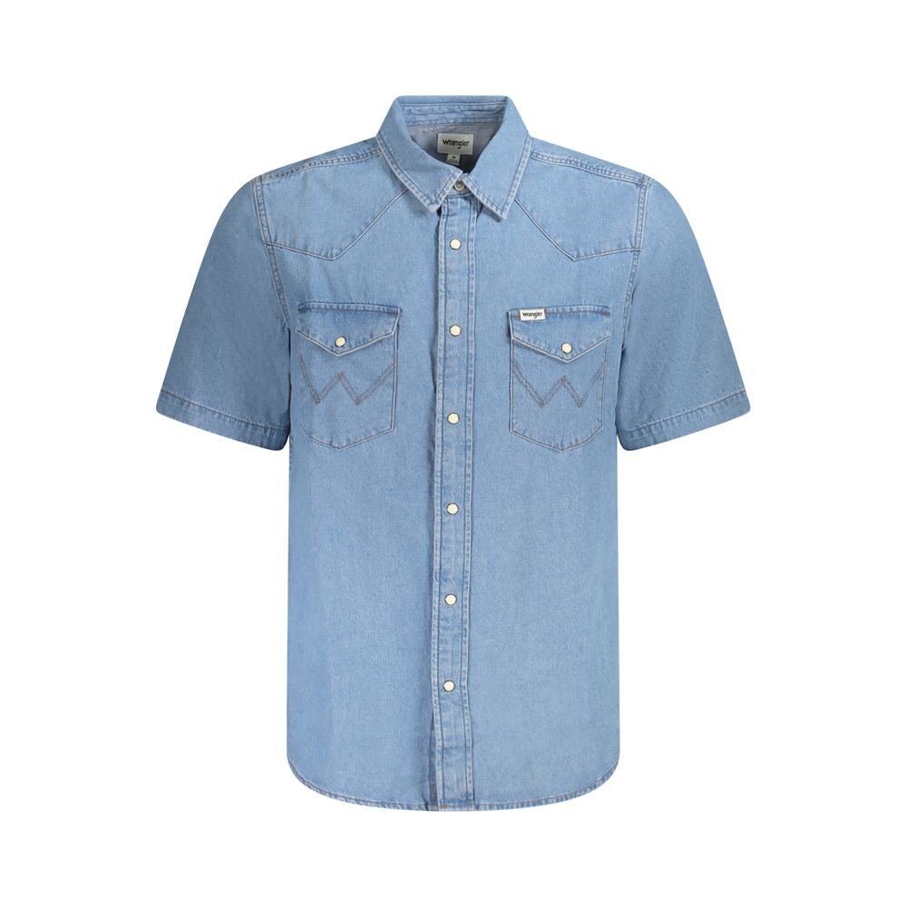 Wrangler Cotton Shirt in Blue
