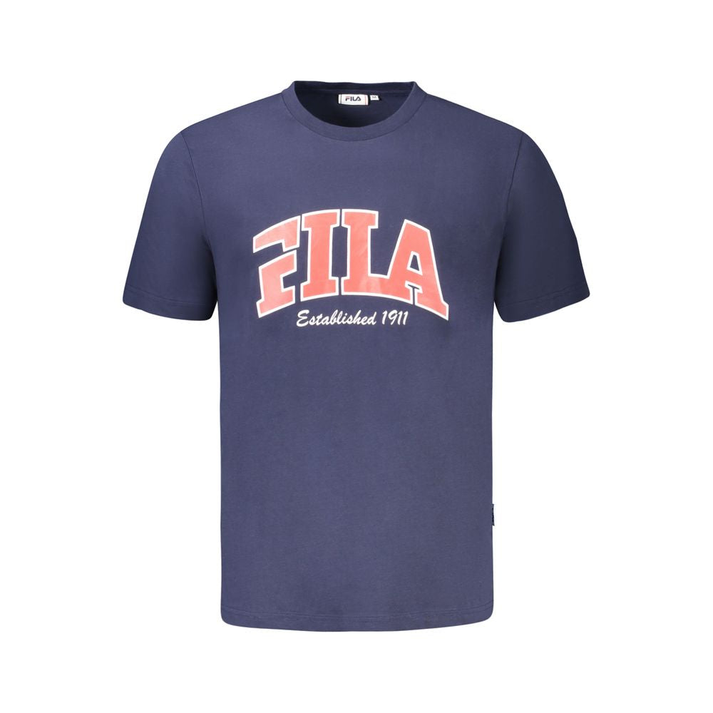 Fila Baumwoll-T-Shirt in Blau