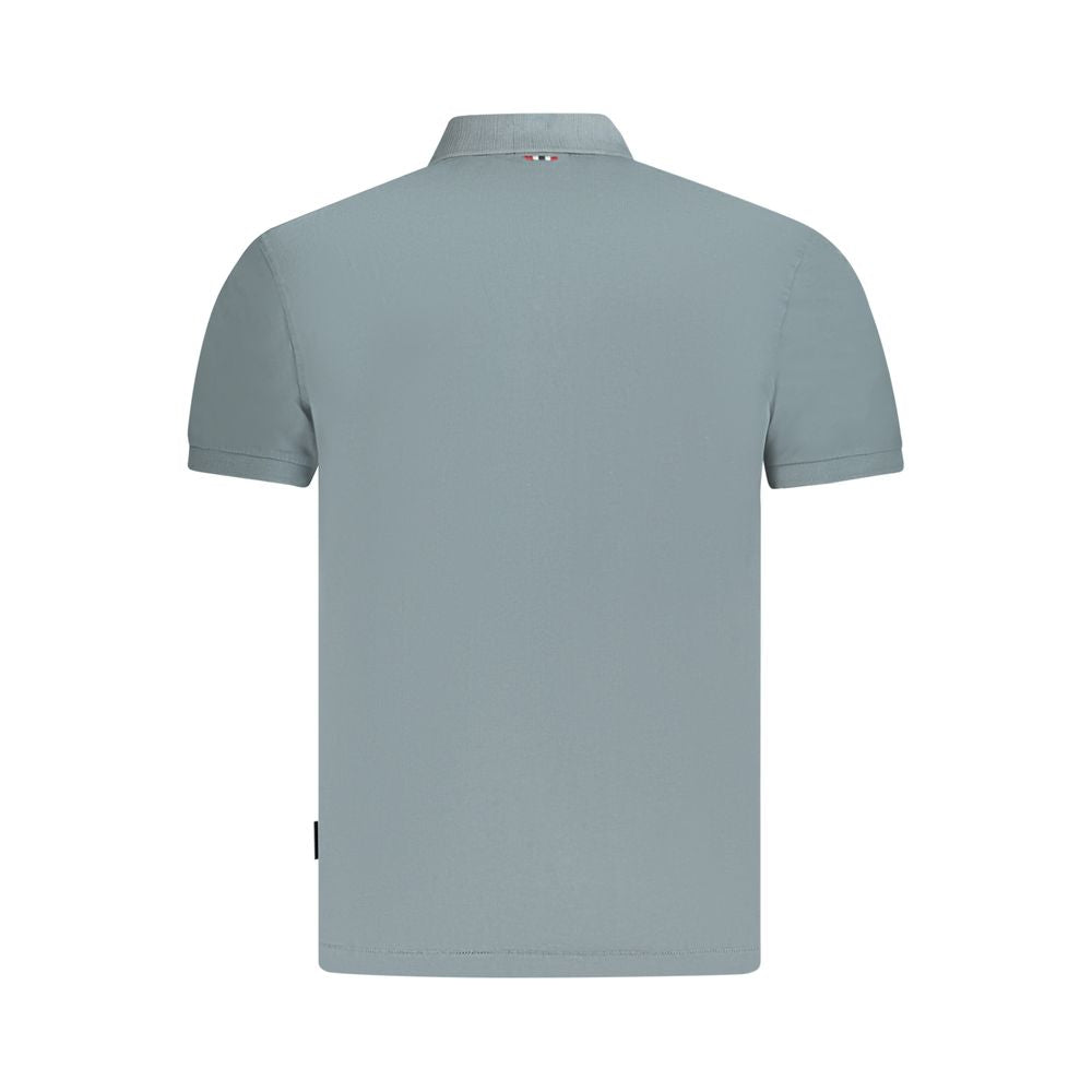 Napapijri Grigio Baumwoll-Herrenpoloshirt