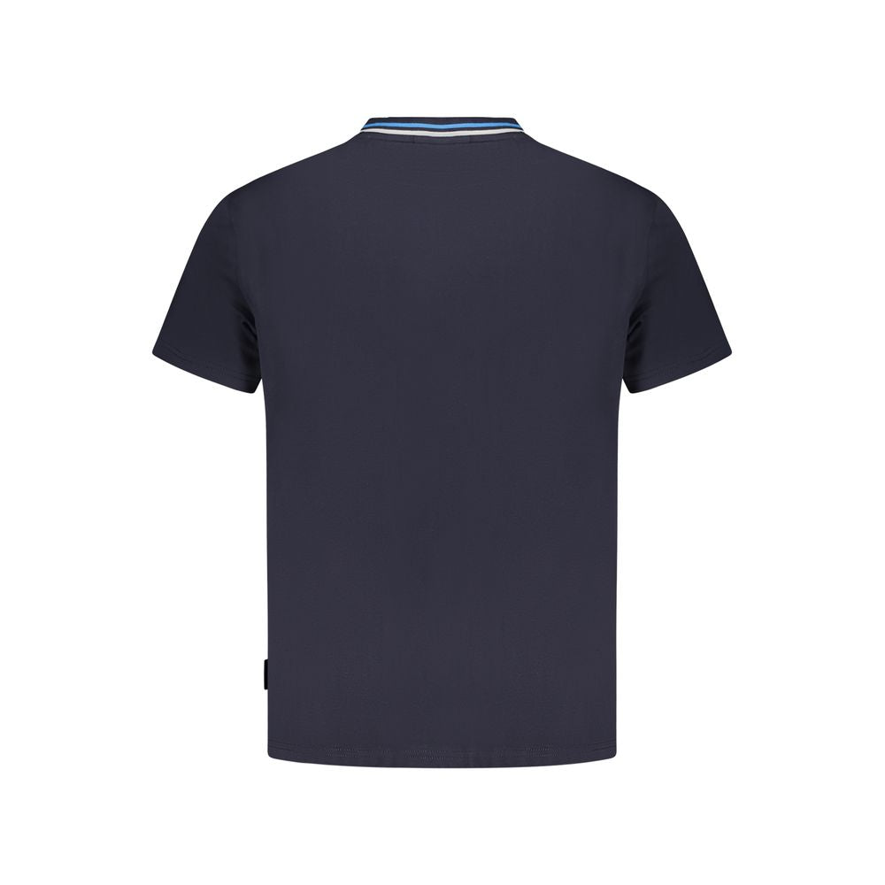 Napapijri Blu Baumwoll-T-Shirt für Herren