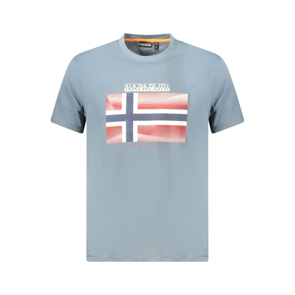 Napapijri Grigio Baumwoll-T-Shirt für Herren