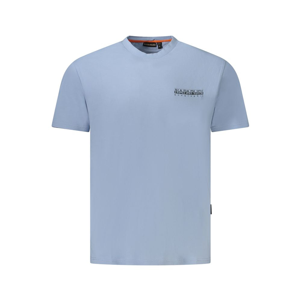 Napapijri Hellblaues Polyester-T-Shirt