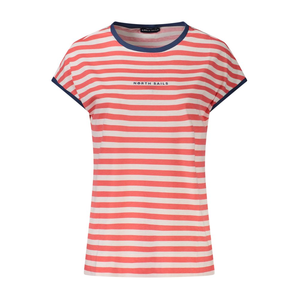 North Sails Rotes Baumwoll-T-Shirt