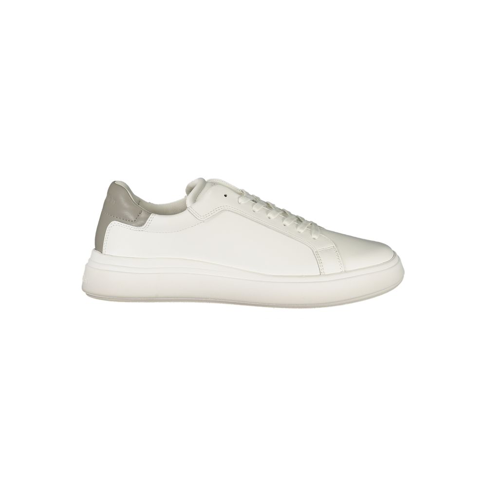 Calvin Klein sneakers made of white polyester