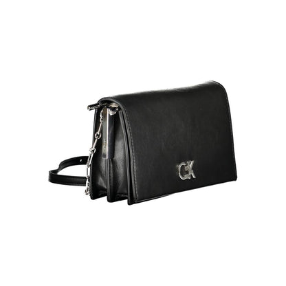 Calvin Klein Schwarze Polyester Handtasche