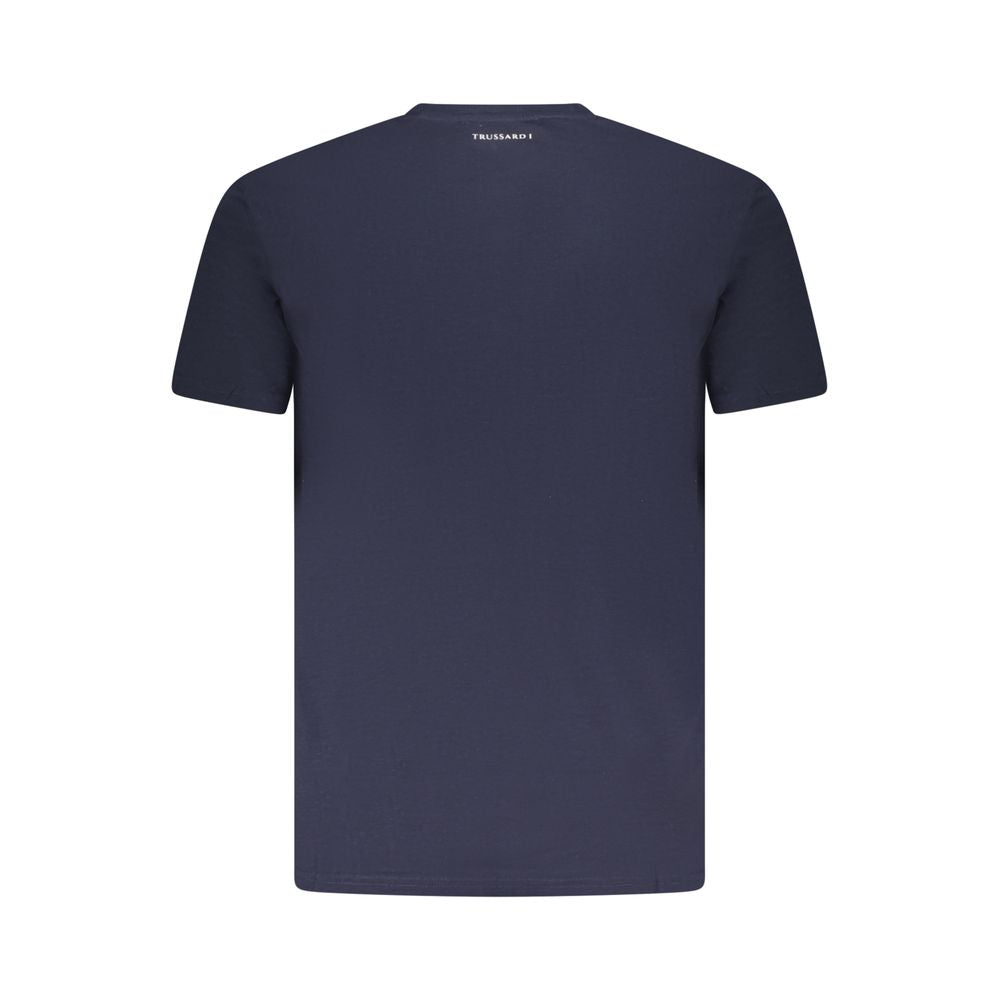 Trussardi Blu Baumwoll-T-Shirt für Herren