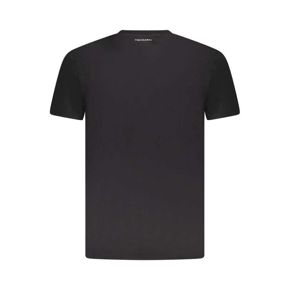 Trussardi Nero Baumwoll-T-Shirt für Herren