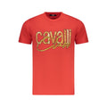 Cavalli Class Red Cotton T-Shirt