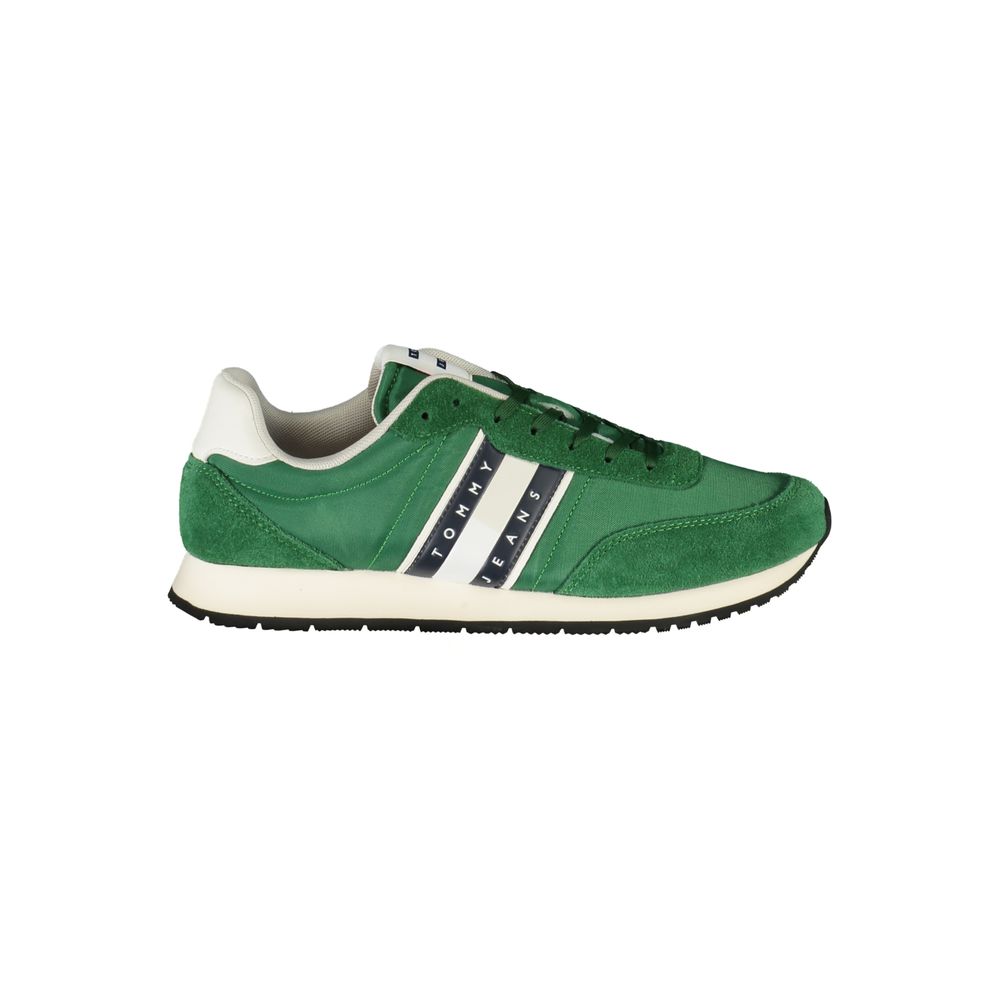 Tommy Hilfiger Verde Poliestere Herren-Sneaker
