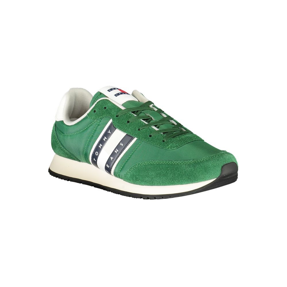 Tommy Hilfiger Verde Poliestere Herren-Sneaker