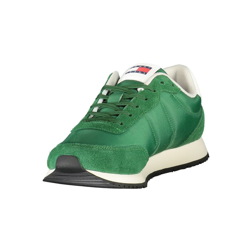 Tommy Hilfiger Verde Poliestere Herren-Sneaker