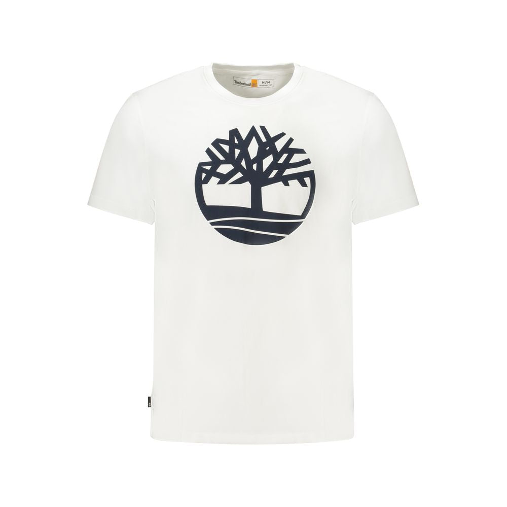 Timberland Bianco Baumwoll-T-Shirt für Herren