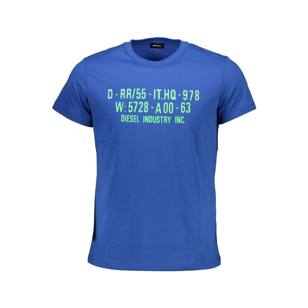 Diesel Blu Baumwoll-T-Shirt für Herren