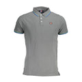 Norway 1963 Grigio Baumwoll-Herrenpoloshirt