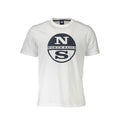 North Sails Weißes Herren-T-Shirt aus Baumwolle
