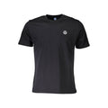 North Sails Schwarzes Baumwoll-T-Shirt für Herren