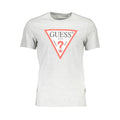 Guess Jeans Grey Cotton T-Shirt