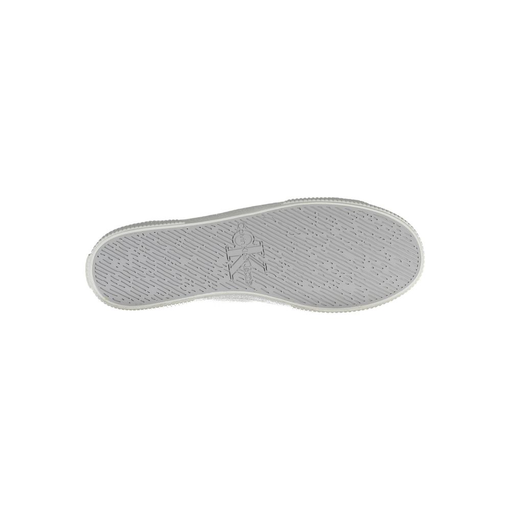 Calvin Klein White Cotton Sneakers