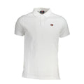 Norway 1963 Bianco Baumwoll-Herrenpoloshirt