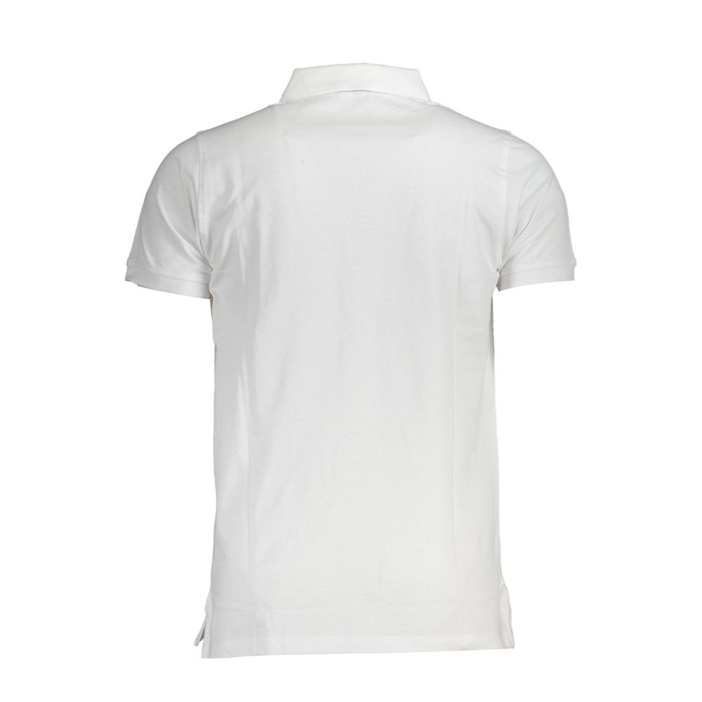 Norway 1963 Bianco Baumwoll-Herrenpoloshirt