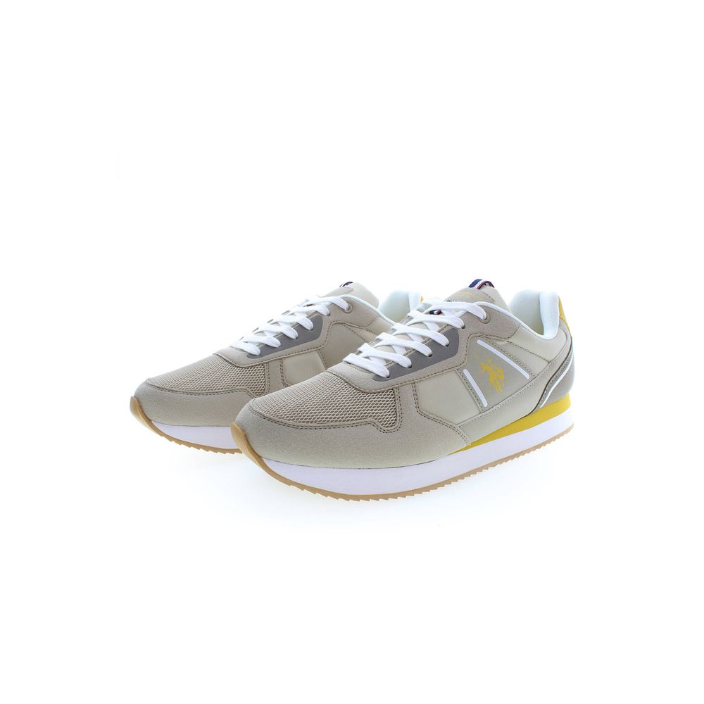 U.S. POLO ASSN. Beiger Polyester-Sneaker