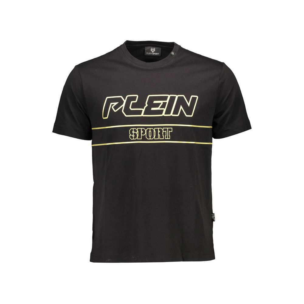 Plein Sport Baumwoll-T-Shirt in Schwarz