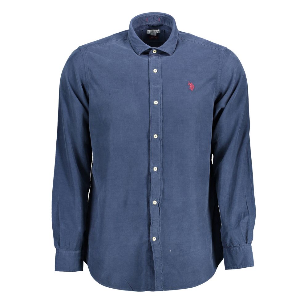 U.S. POLO ASSN. Baumwollhemd in Blau