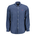 U.S. POLO ASSN. Baumwollhemd in Blau