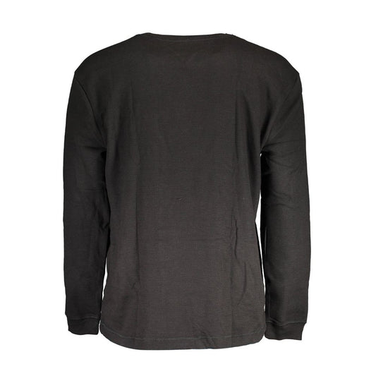 Tommy Hilfiger Schwarzer Baumwollpullover für Männer