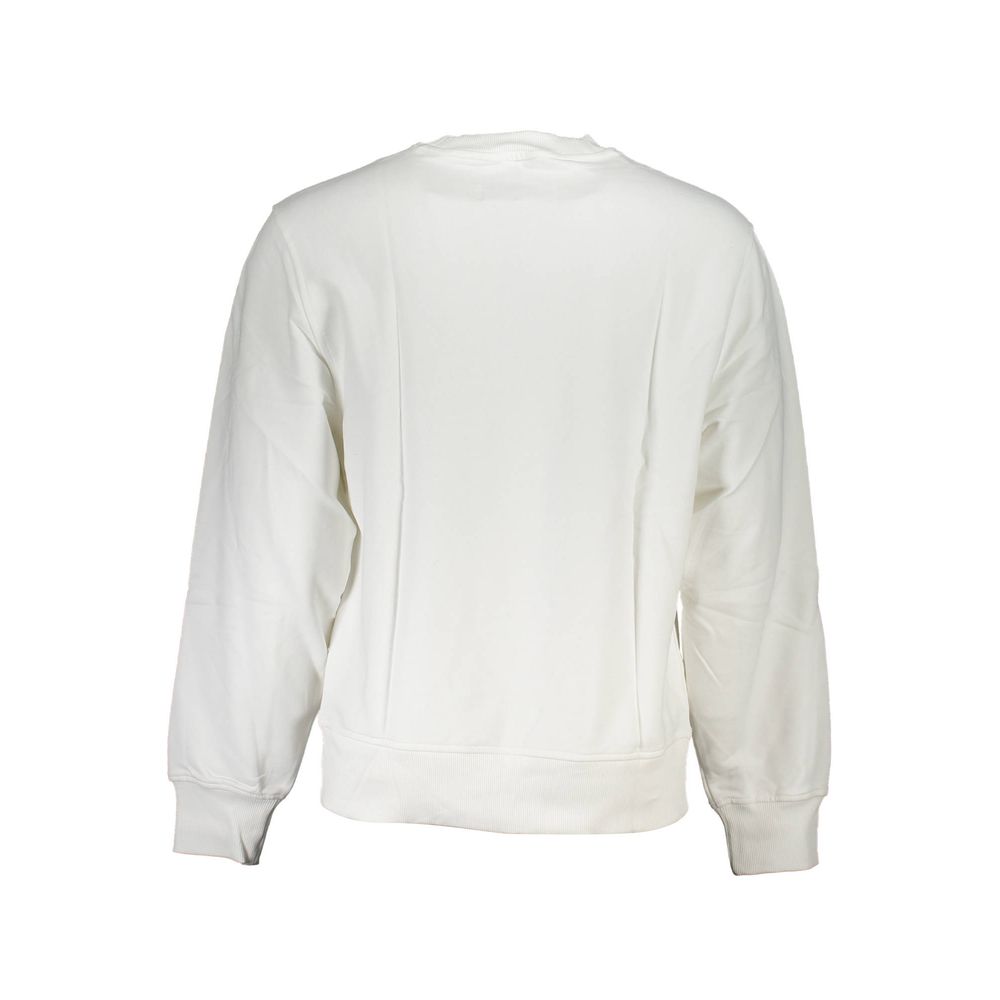 Calvin Klein Baumwoll-Sweatshirt in Weiß