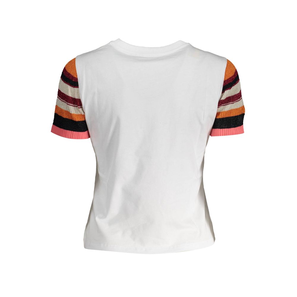 Desigual Cotton T-Shirt in White