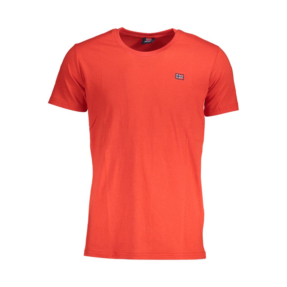 Norway 1963 Rosso Baumwoll-T-Shirt für Herren