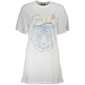 Cavalli Class Weißes Baumwoll-T-Shirt