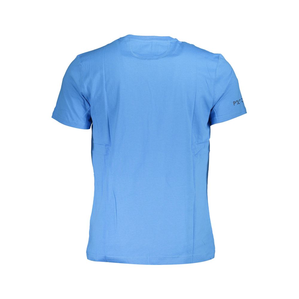 La Martina Blu Baumwoll-T-Shirt für Herren