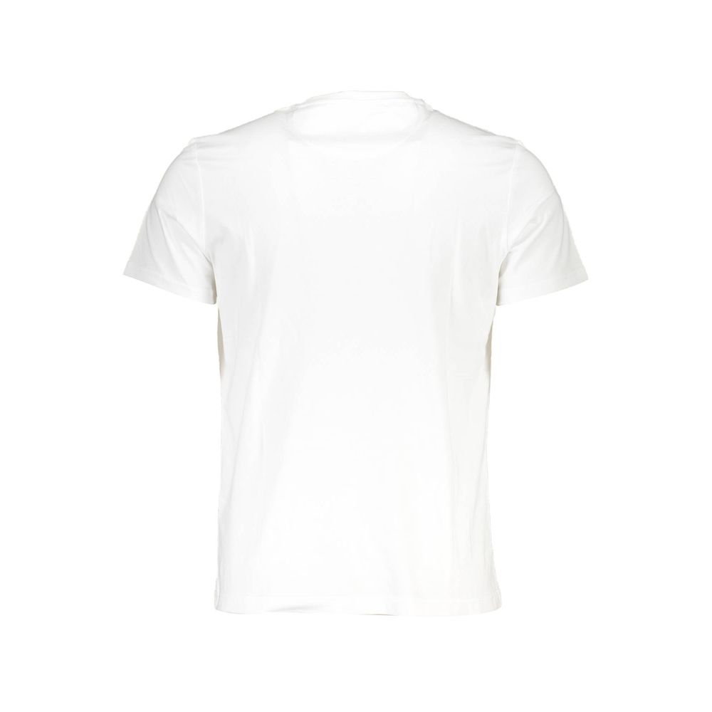 La Martina Weißes Herren-T-Shirt aus Baumwolle